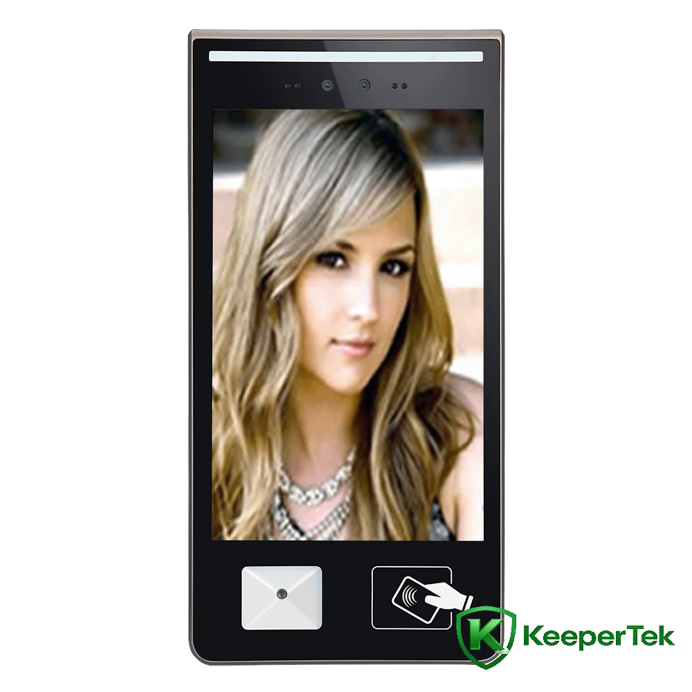 10.1-inch kuzindikira nkhope QR code khadi swiping ndi kutsatsa makina onse-mu-amodzi KT-FR016